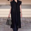 Full Leather Blue Cloth Dior Nolita Handbag from the 2024 Autumn Ready-to-Wear Collection