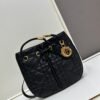6930a61f6e68136f4d9ac282 Full Leather Blue Cloth Dior Nolita Handbag from the 2024 Fall-Winter Ready-to-Wear Collection
