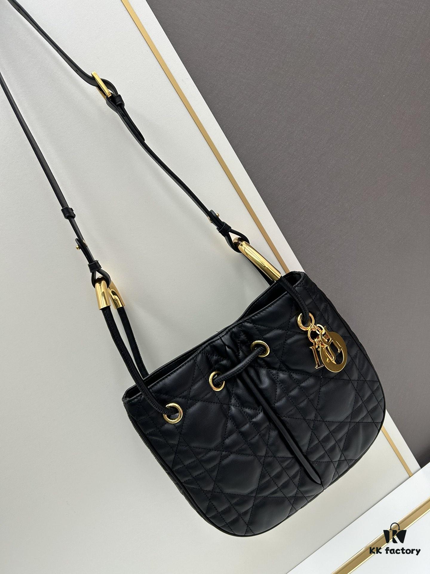 6930a6216e68136f4d9ac286 Full Leather Blue Cloth Dior Nolita Handbag from the 2024 Autumn Ready-to-Wear Collection