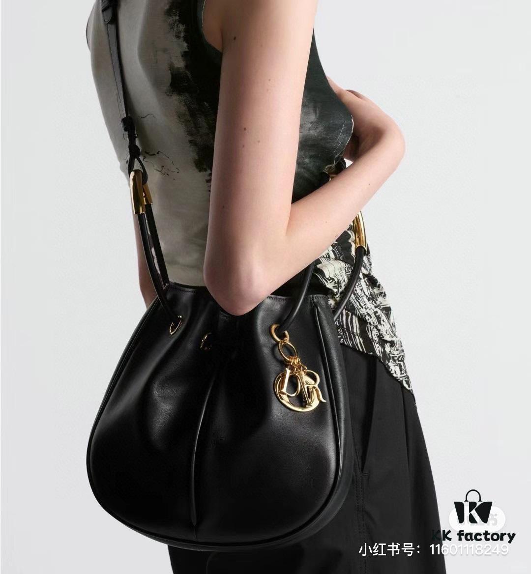 6930a6246e68136f4d9ac28c Full Leather Blue Cloth Dior Nolita Handbag from the 2024 Fall Collection