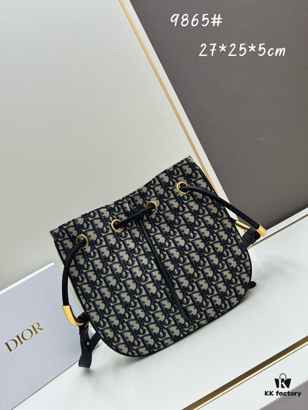 6930a6286e68136f4d9ac293 Full Leather Blue Cloth Dior Nolita Handbag from the 2024 Autumn Ready-to-Wear Collection
