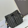 6930a6286e68136f4d9ac293 Full Leather Blue Cloth Dior Nolita Handbag from the 2024 Autumn Ready-to-Wear Collection