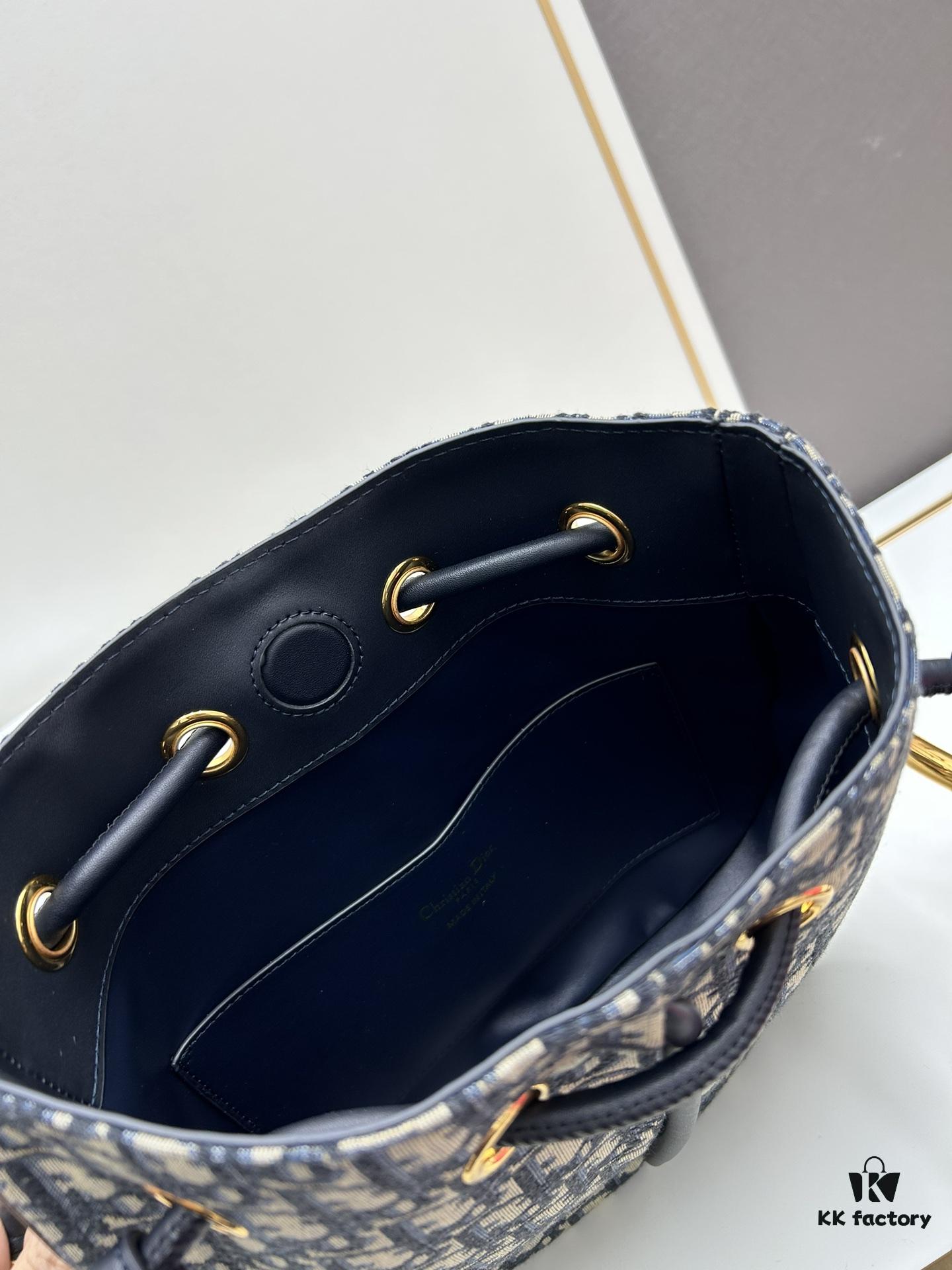 6930a62b6e68136f4d9ac299 Full Leather Blue Cloth Dior Nolita Handbag from the 2024 Autumn Ready-to-Wear Collection