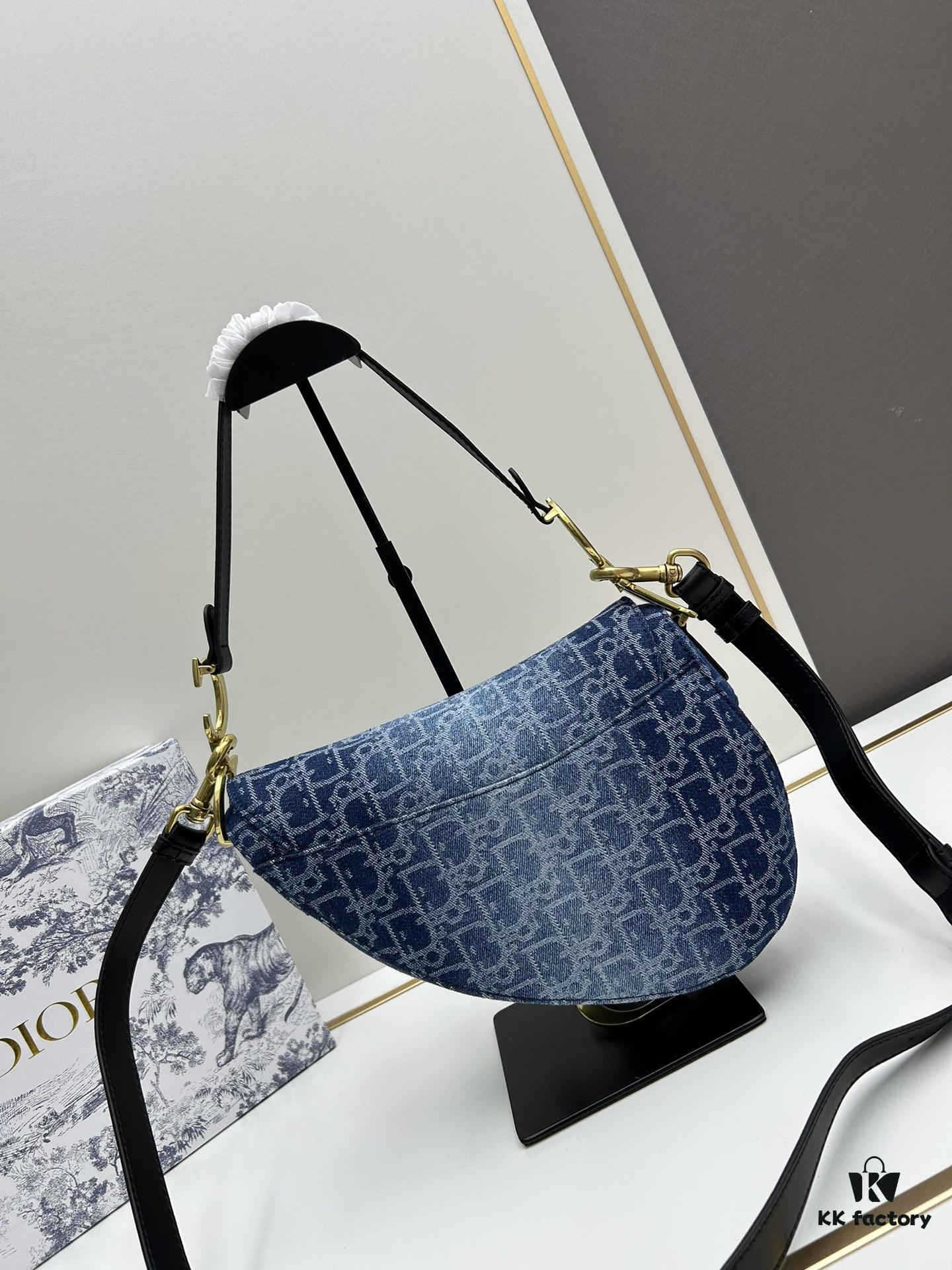6930a6356e68136f4d9ac2a6 Latest Denim Style, Hot Sale ️ ️ Large Size 【♥️Dior Saddle Monogram Thin Strap Palm Grain Series】【With Retail Box 🎁】