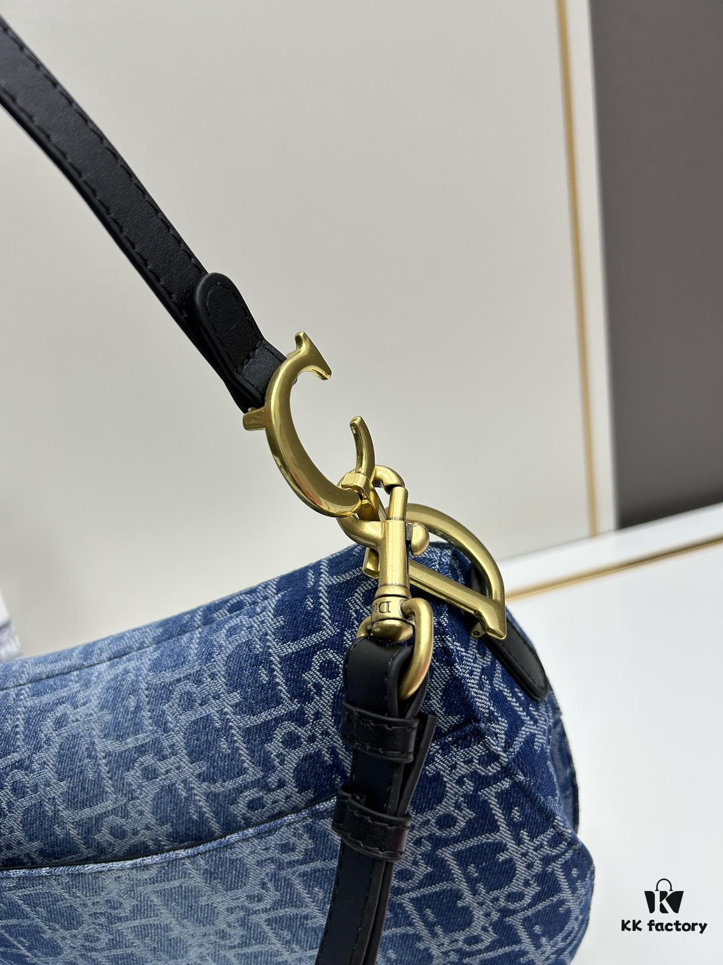 6930a6356e68136f4d9ac2a8 Latest Denim Style, Hot Sale ️ ️ Large Size 【♥️Dior Saddle Monogram Thin Strap Palm Grain Series】【With Retail Box 🎁】