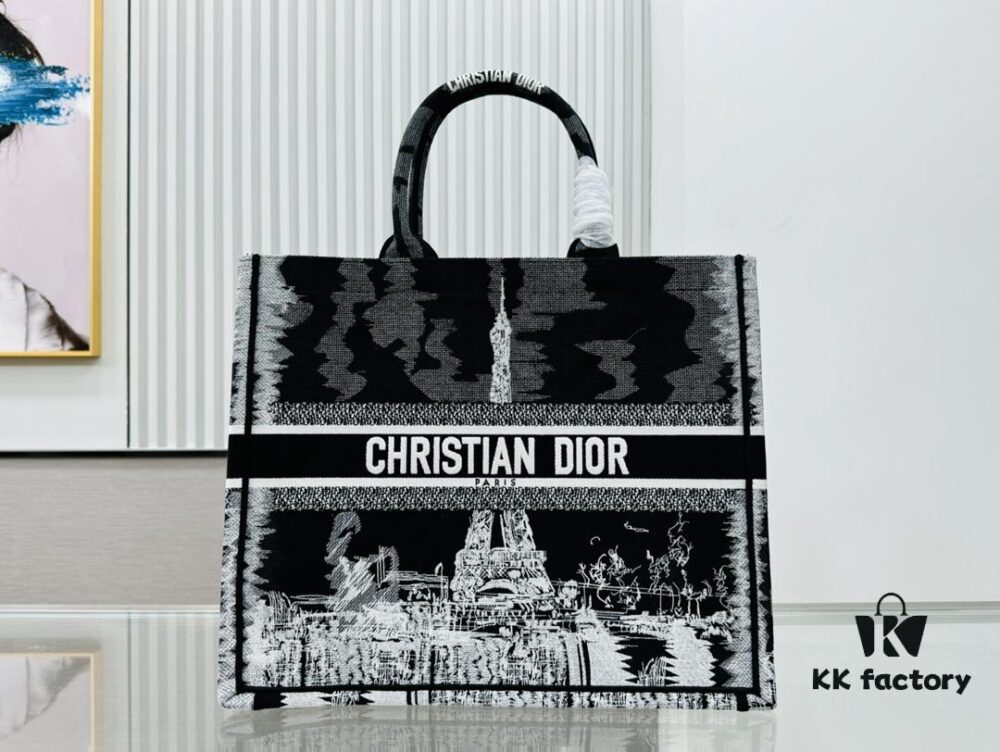 6930a63d6e68136f4d9ac2b7 Vintage Oversized Dior Book Tote in Thick, Heavy-Duty Fabric