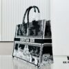 6930a63f6e68136f4d9ac2b9 Oversized Original Order Thick Yarn Fabric Dior Book Tote