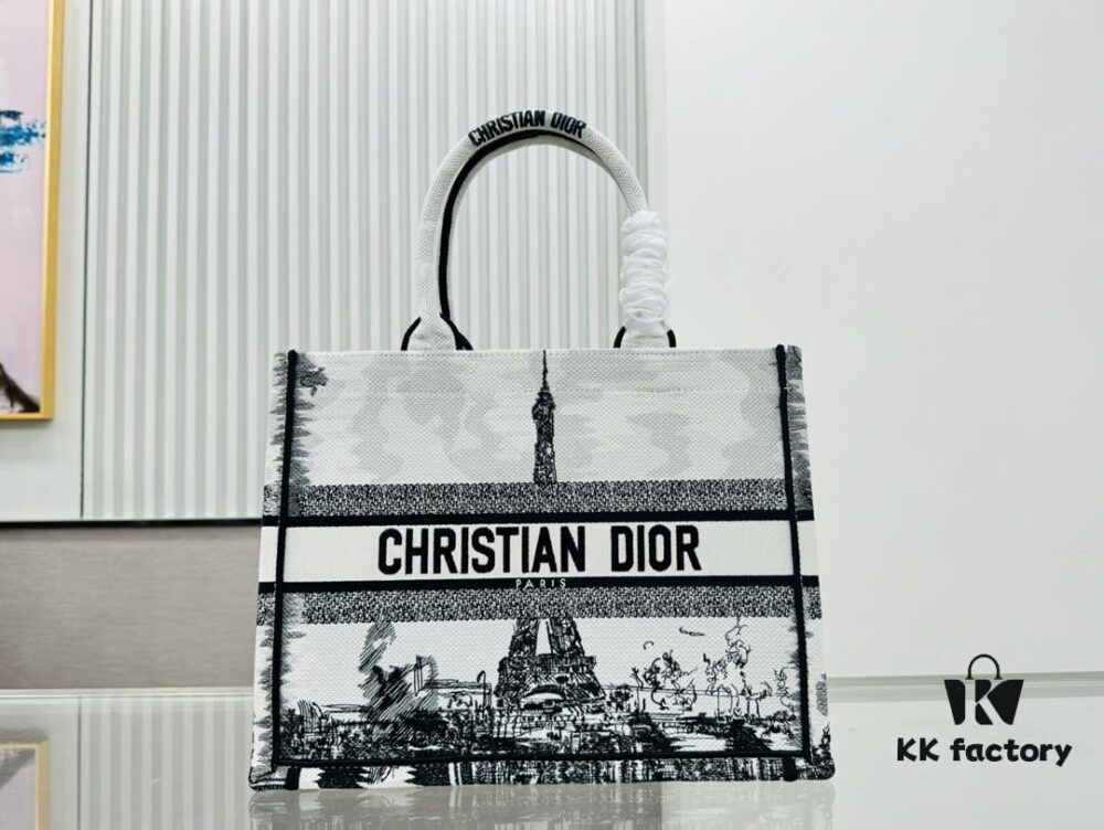Thick Yarn Heavy Fabric Original Order Medium Size [Dior Book Tote]