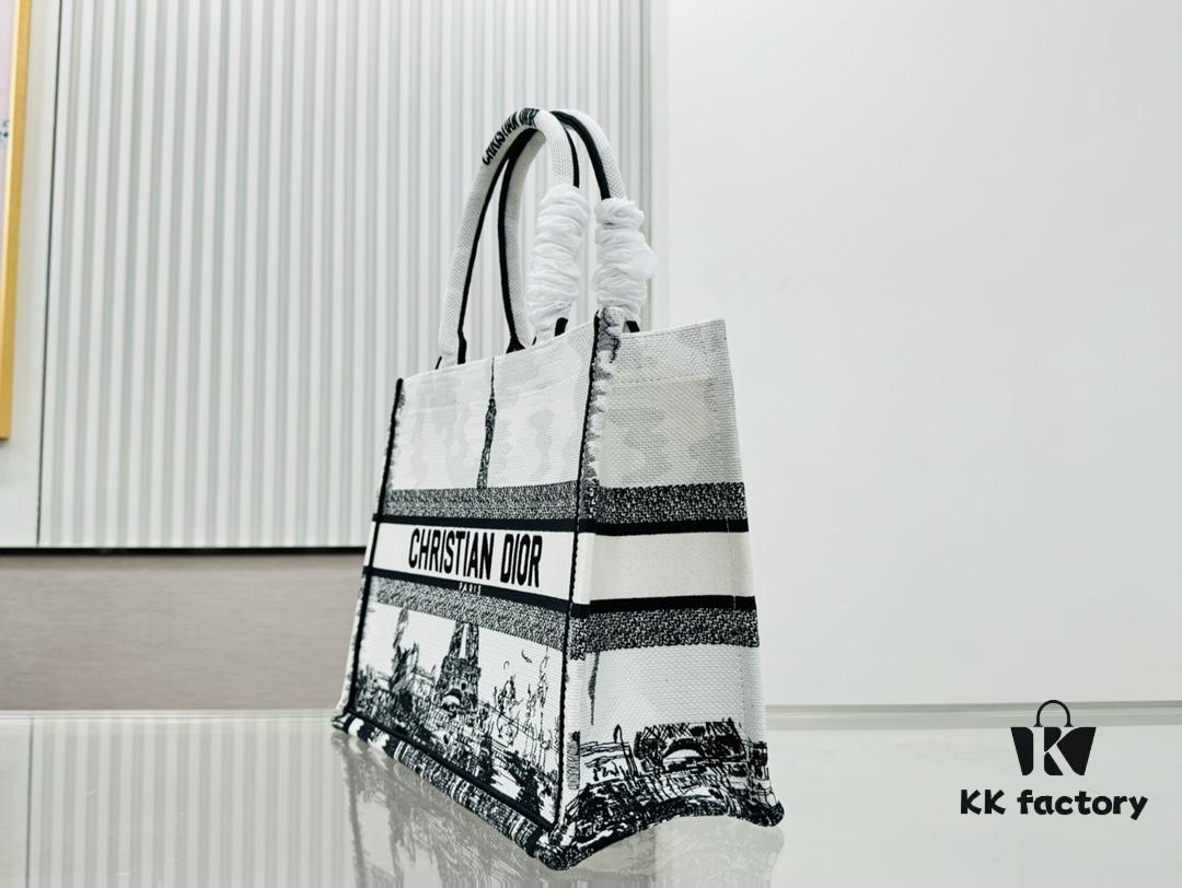 6930a6446e68136f4d9ac2c3 Original Surplus Stock Medium Di0r Book Tote in Thick, Heavy-Gauge Fabric