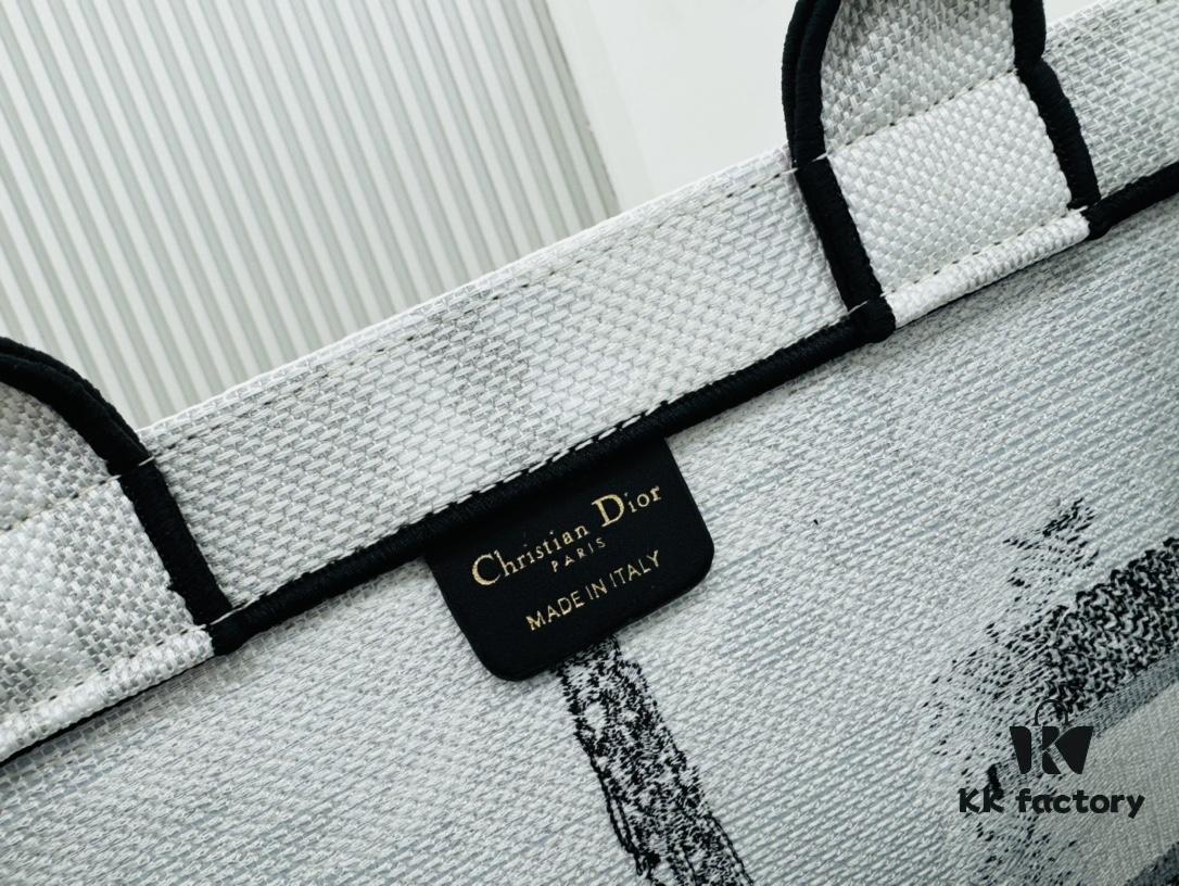 6930a6476e68136f4d9ac2ca Original Surplus Stock Medium Di0r Book Tote in Thick, Heavy-Gauge Fabric
