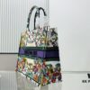 6930a64d6e68136f4d9ac2d6 Oversized Original Order Thick Yarn Fabric Dior Book Tote