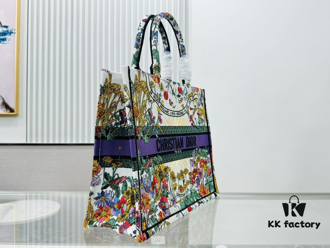 6930a64d6e68136f4d9ac2d7 Oversized Original Order Thick Yarn Fabric Dior Book Tote