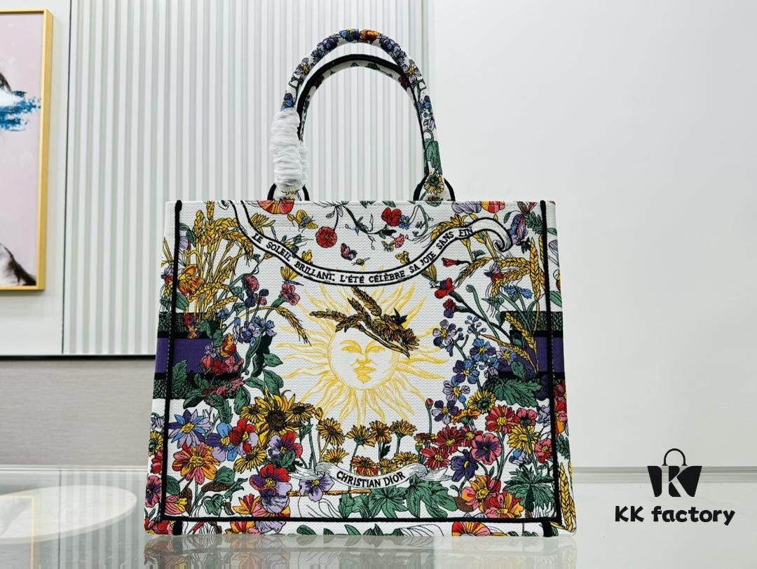 6930a64f6e68136f4d9ac2d9 Oversized Original Order Thick Yarn Fabric Dior Book Tote