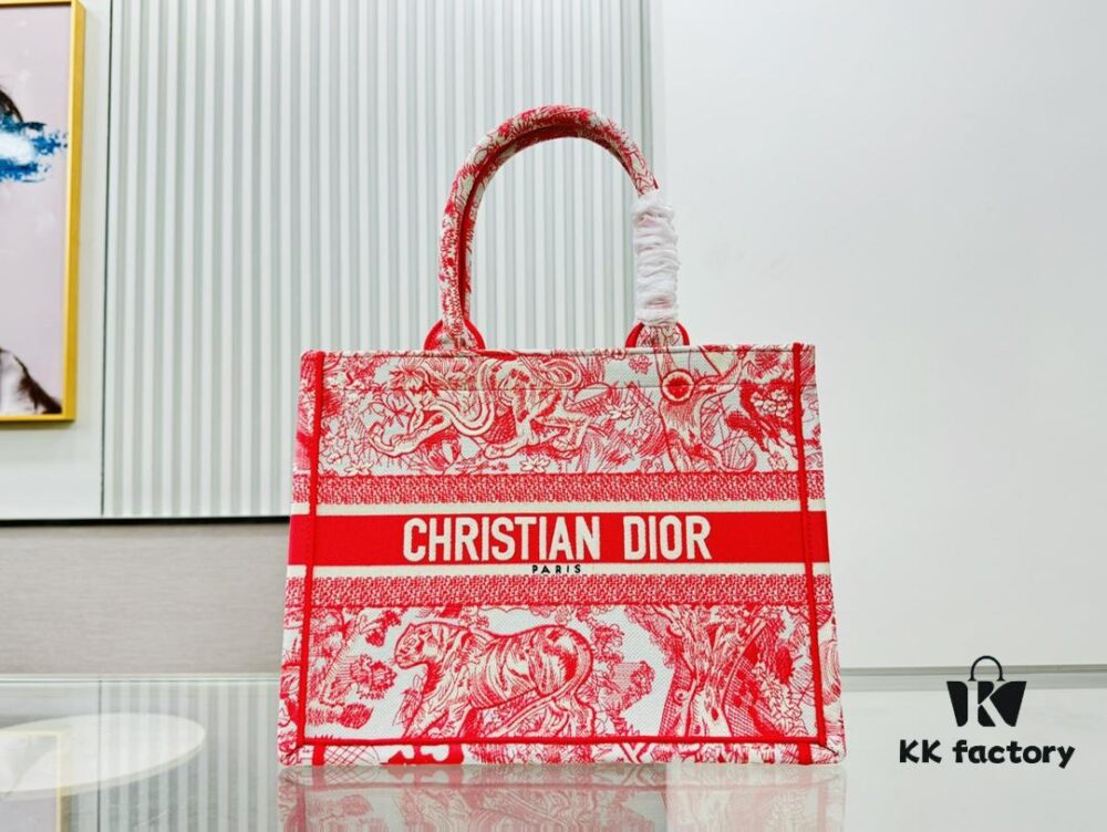 Thick Stitching, Heavy Fabric, Original Order Medium Size [Dior Book Tote]