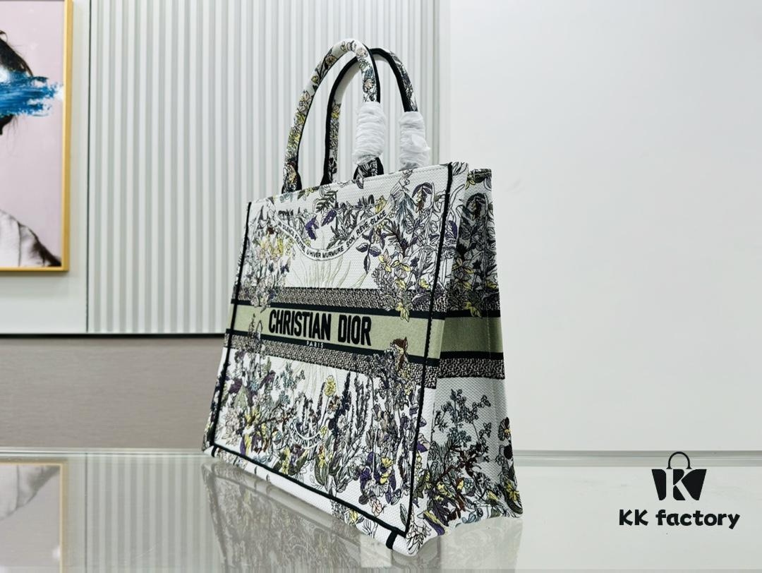 6930a6736e68136f4d9ac31b Vintage-style Oversized Dior Book Tote in Thick, Heavyweight Fabric – Original Surplus Stock