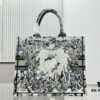6930a6746e68136f4d9ac31c Vintage-style Oversized Dior Book Tote in Thick, Heavyweight Fabric – Original Surplus Stock