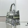 6930a6796e68136f4d9ac324 Medium 'Dior Book Tote' Original Order, Thick Yarn Fabric