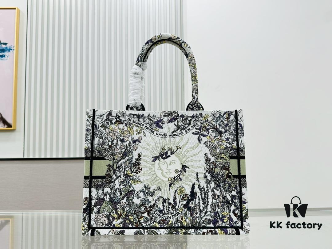6930a67a6e68136f4d9ac325 Medium 'Dior Book Tote' Original Order, Thick Yarn Fabric