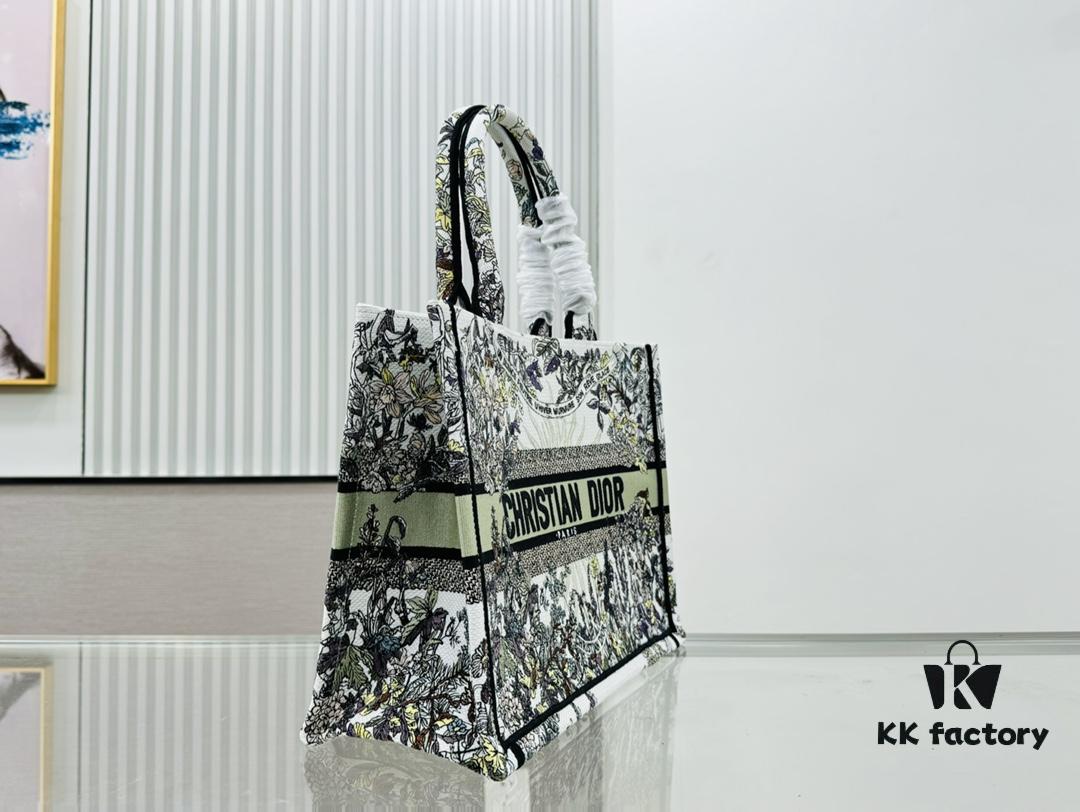 6930a67c6e68136f4d9ac32d Medium 'Dior Book Tote' Original Order, Thick Yarn Fabric