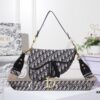 Large Roman Strap Dior Saddle Monogram Collection [Highest Quality Version Online] [Includes Original Strap from Retail Store]