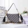 Large Roman Strap Dior Saddle Monogram Collection [Highest Quality Version Online] [Includes Original Strap from Retail Store]