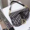 Large Roman Strap Dior Saddle Monogram Collection [Highest Quality Version Online] [Includes Original Strap from Retail Store]