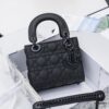 6930a6e06e68136f4d9ac3ec Lady Dior Quilted Matte Calfskin Flap Handbag