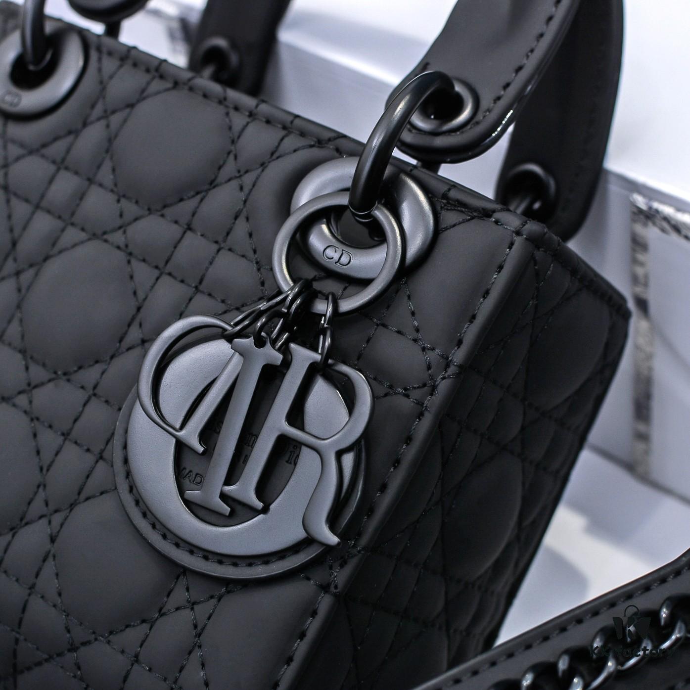 6930a6e26e68136f4d9ac3ee Lady Dior Quilted Matte Calfskin Flap Handbag
