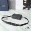 6930a6ef6e68136f4d9ac40e Authentic Dior Crossbody Bag 1SFPO206 (Gray Leather with Silkscreen Logo) - Italian Craftsmanship