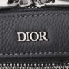 6930a6f36e68136f4d9ac411 Authentic Dior Crossbody Bag 1SFPO206 (Gray Leather with Silkscreen Logo) - Italian Craftsmanship