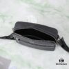 6930a6f36e68136f4d9ac412 Authentic Dior Crossbody Bag 1SFPO206 (Gray Leather with Silkscreen Logo) - Italian Craftsmanship