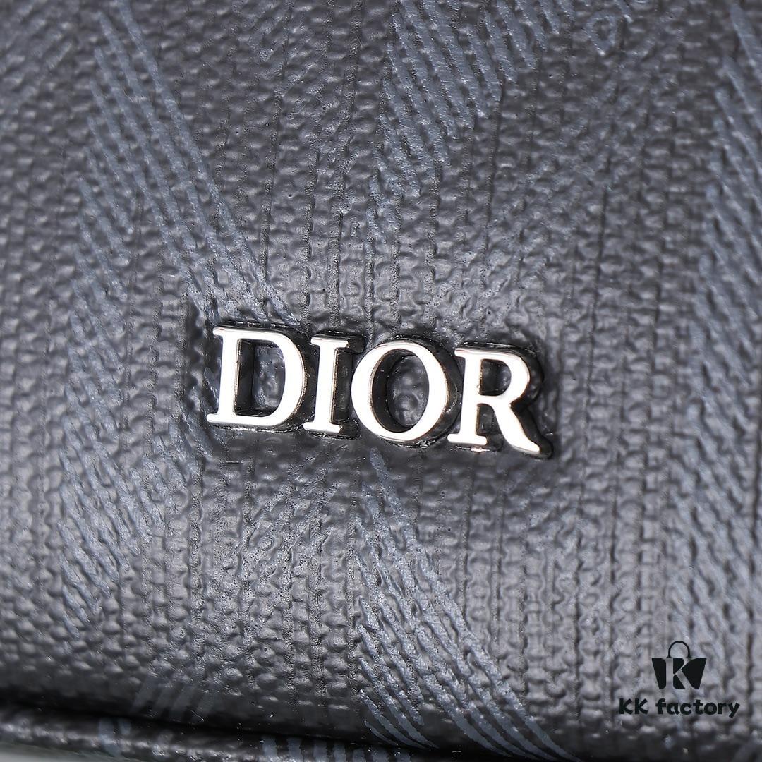6930a6f56e68136f4d9ac41a Black Oblique Galaxy Print Calfskin Leather Bag - Model: 1ESPO206