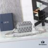 6930a6f86e68136f4d9ac41c Gray Oblique Galaxy Printed Calfskin Leather Bag - Model: 1ESPO206