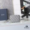 6930a6f96e68136f4d9ac421 Gray Oblique Galaxy Printed Calfskin Leather Bag - Model: 1ESPO206