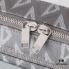 6930a6fa6e68136f4d9ac424 Gray Oblique Galaxy Printed Calfskin Leather Bag - Model: 1ESPO206