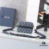 6930a6fe6e68136f4d9ac428 Safari Messenger Bag in Dior Blue CD Diamond Canvas