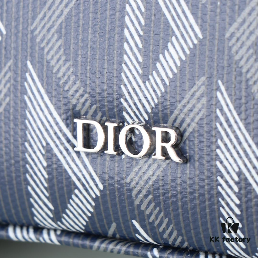 6930a6ff6e68136f4d9ac42e Safari Messenger Bag in Dior Blue CD Diamond Canvas