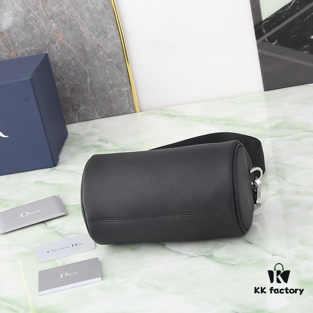 Dior ROLLER DIOR OBLIQUE Men's Shoulder and Crossbody Bag / Cylindrical Bag [Includes Original Retail Box]