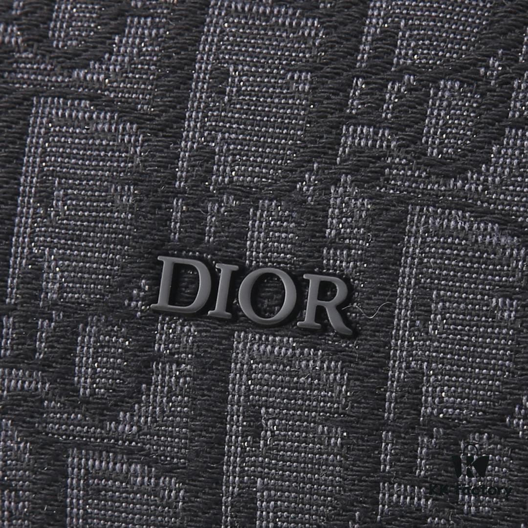 Dior ROLLER DIOR OBLIQUE Men's Shoulder and Crossbody Bag / Cylindrical Bag [With Original Retail Box]