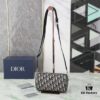 Dior ROLLER DIOR OBLIQUE Men's Shoulder and Crossbody Bag / Cylindrical Bag [Includes Original Retail Box]