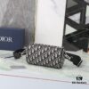 Dior ROLLER DIOR OBLIQUE Men's Shoulder and Crossbody Bag / Cylindrical Bag [Includes Original Retail Box]