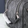 6930a7166e68136f4d9ac462 This toiletry bag combines practical functionality with minimalist design. Crafted from black CD Diamond canvas inspired by the Dior archives, it features smooth calf leather trims in matching tones and a signature Dior emblem on the front.