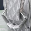 6930a71c6e68136f4d9ac46c This toiletry bag combines practical functionality with minimalist design. Crafted from Dior gray CD Diamond canvas inspired by the Dior archives, it features smooth calf leather trims in matching tones and a signature Dior logo on the front.