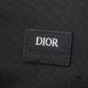 6930a7216e68136f4d9ac476 This toiletry bag combines practical functionality with minimalist design, crafted in beige and black Oblique printed fabric with black grained leather trims, featuring the Dior logo on the front.