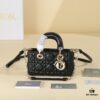 6930a72e6e68136f4d9ac491 Black Lambskin Cannage Pattern