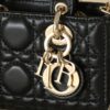 6930a72f6e68136f4d9ac493 Black Lambskin Cannage Pattern