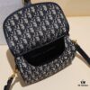 6930a7486e68136f4d9ac4c4 Dior Bobby Medium Shoulder Bag in Black Smooth Calfskin with Vintage Gold-Tone Hardware