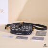 6930a74b6e68136f4d9ac4cc Dior Bobby Medium Shoulder Bag in Black Smooth Calfskin with Vintage Gold Hardware