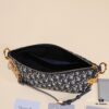 6930a7526e68136f4d9ac4d7 Diorstar Hobo Chain Bag in Blue Oblique Jacquard Fabric