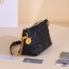 DiorStar Hobo Chain Bag in Black Crinkled Calfskin with Cannage Pattern
